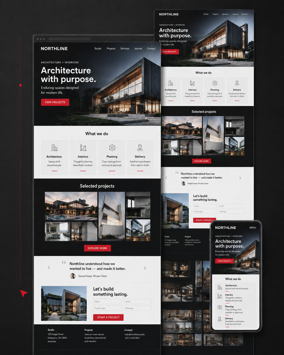 A business website that earns trust before the first conversation.